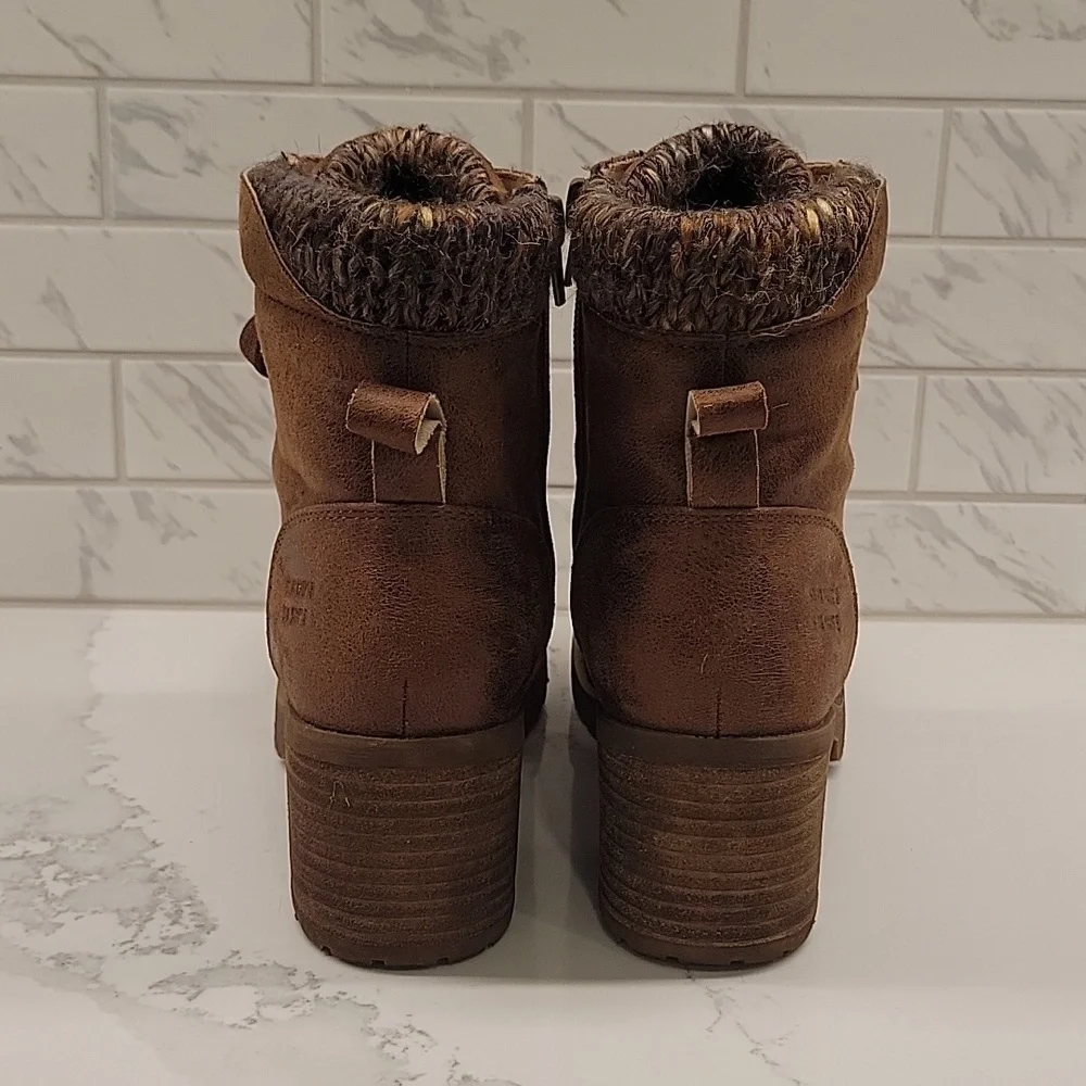 Softmoc Topanga Ankle Boots Brown Size EU 38 US 7 - Picture 5 of 11